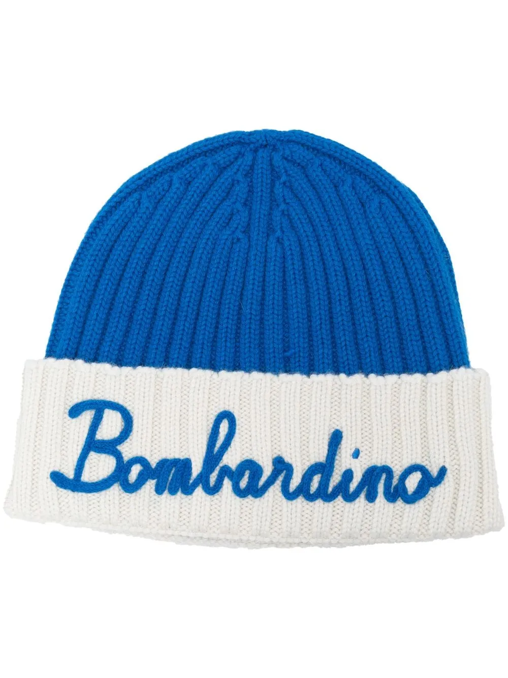 

MC2 Saint Barth Bombardino embroidered beanie - Blue