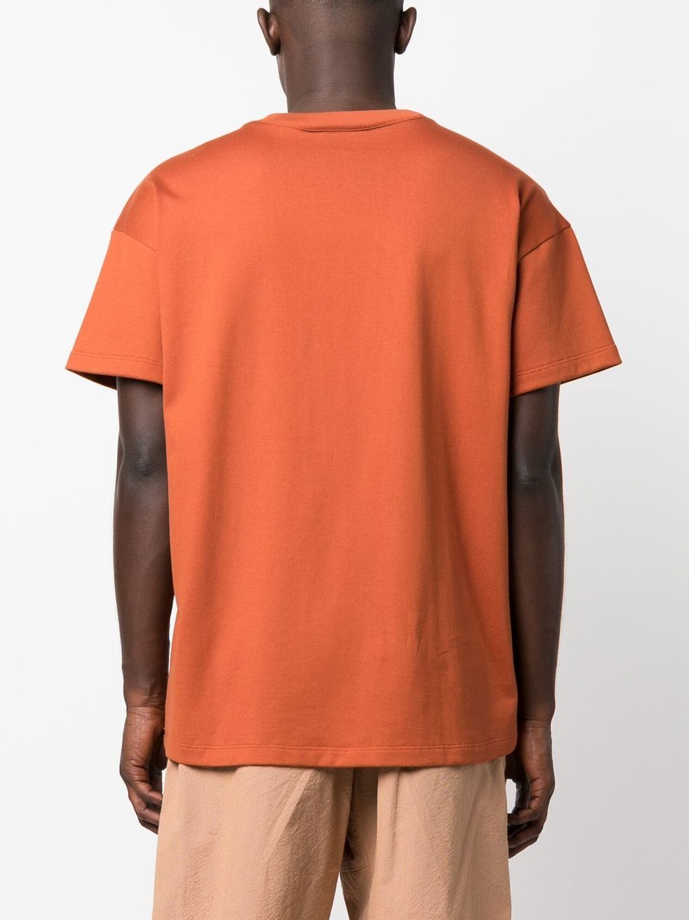 Shop Styland X Notrainproof Crew-neck Organic Cotton T-shirt In Brown