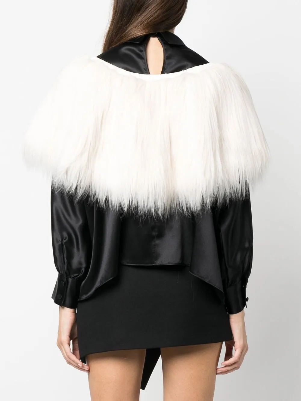 STYLAND fauxfur Cape Jacket Farfetch