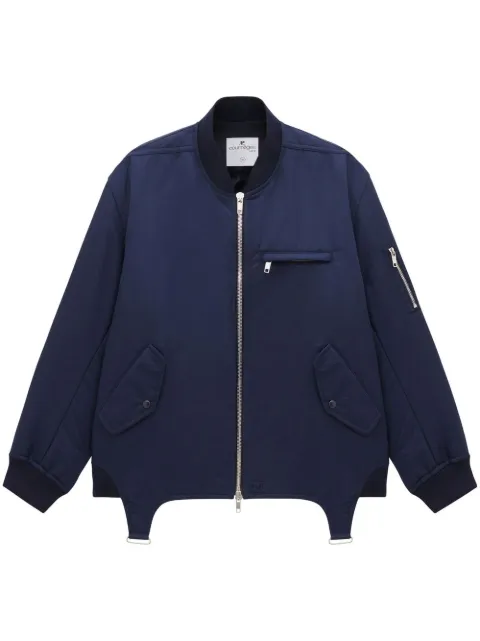 Courrèges Harnais nylon bomber jacket 