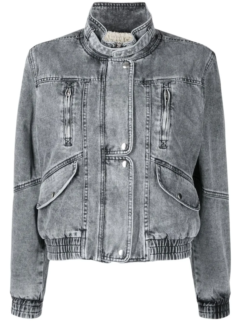 

Isabel Marant zip-up long-sleeve jacket - Grey