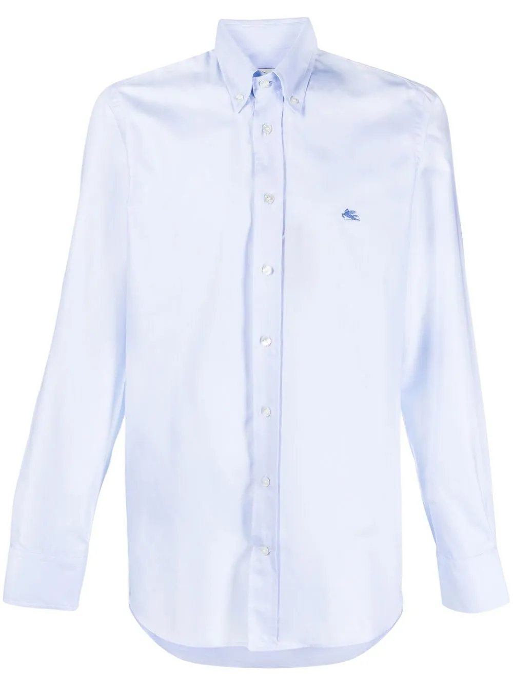 

ETRO embroidered-logo shirt - Blue