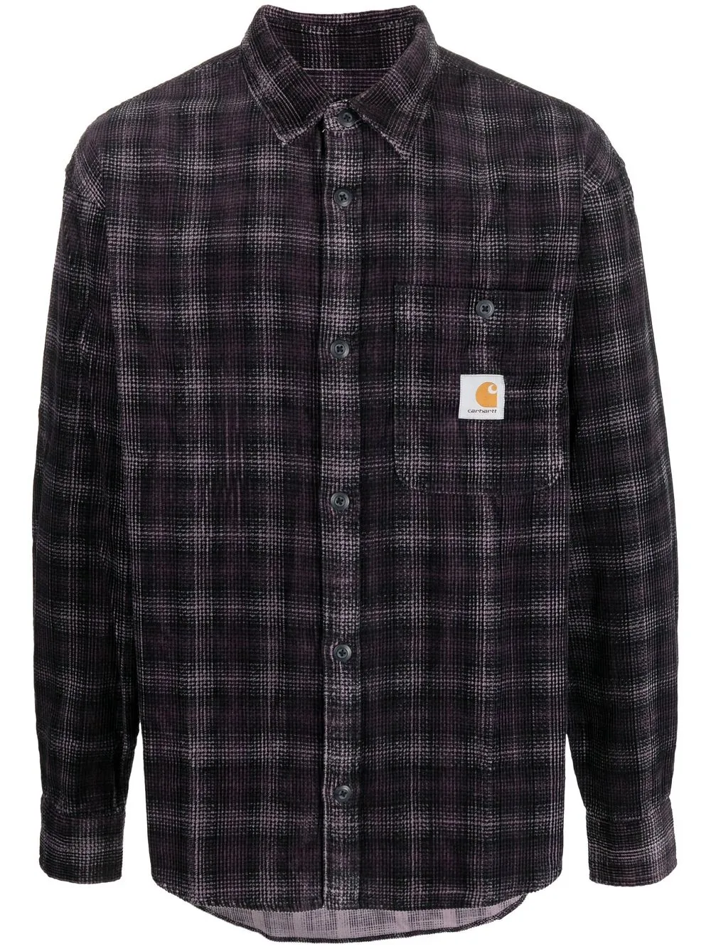 

Carhartt WIP check-print cotton shirt - Purple