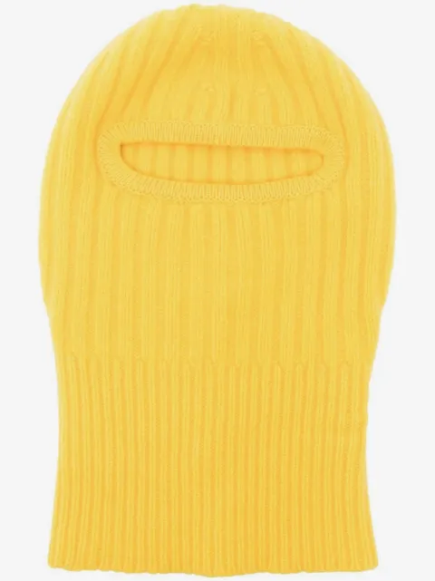 Walter Van Beirendonck ribbed knit mask