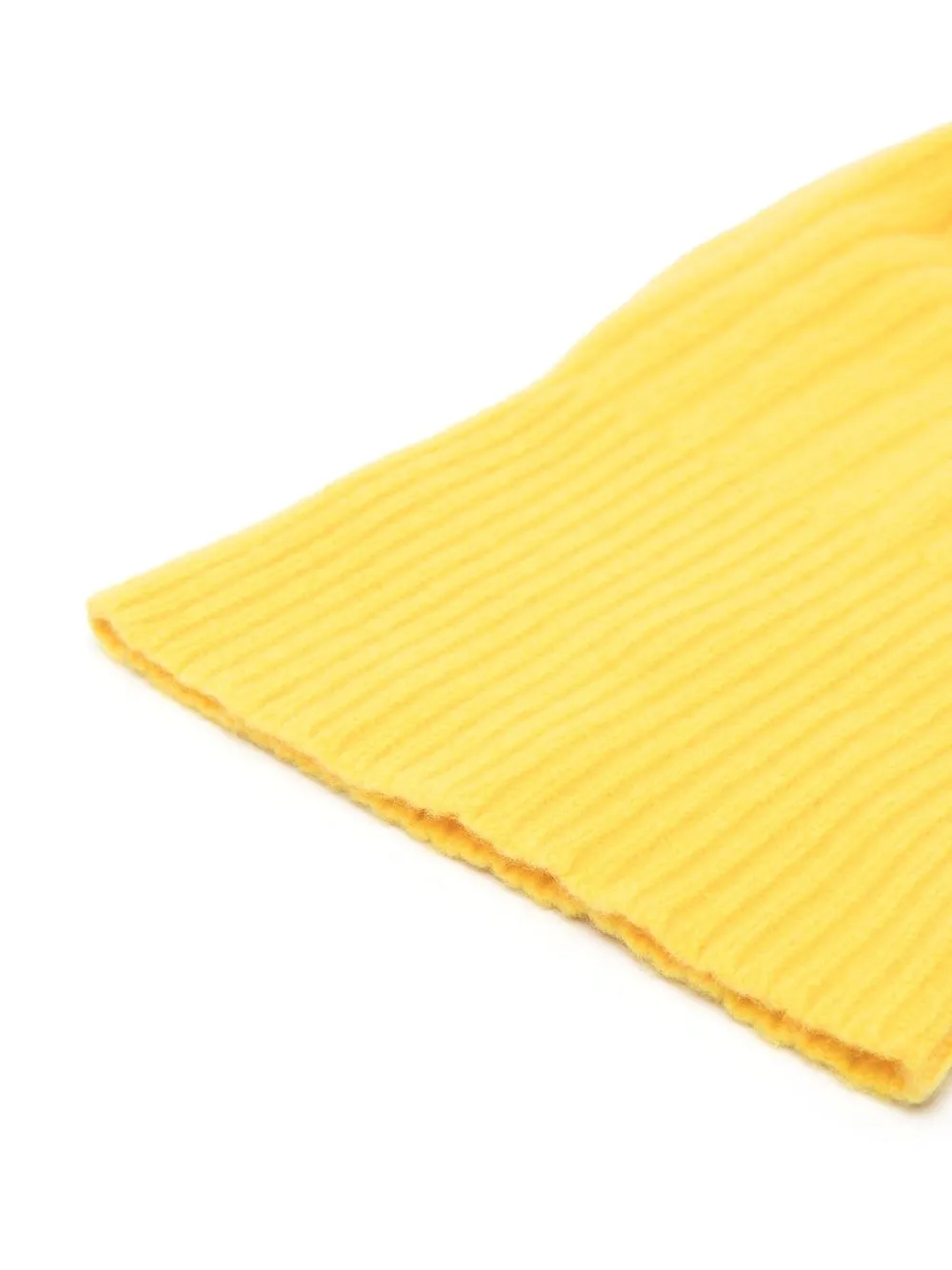 Walter Van Beirendonck Ribbed Knit Mask in Yellow, view 2