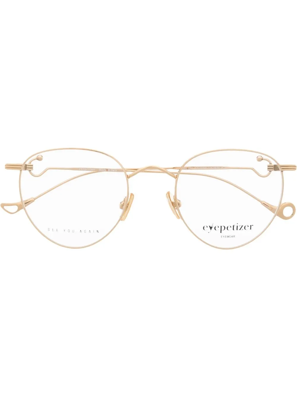 

Eyepetizer Luneopt round-frame glasses - Gold