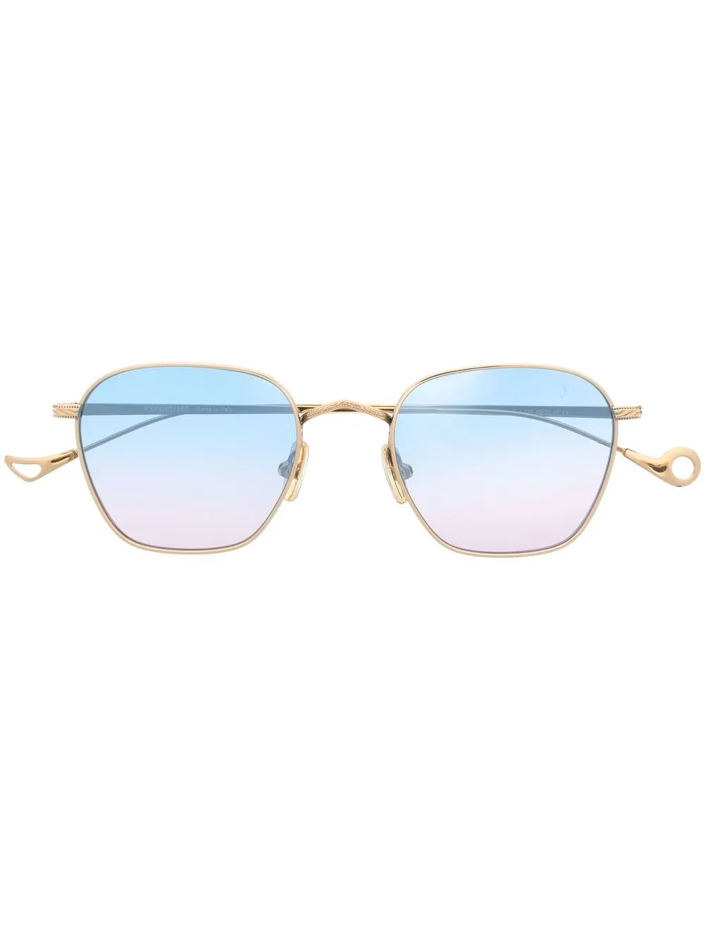 

Eyepetizer square-frame tinted sunglasses - Gold