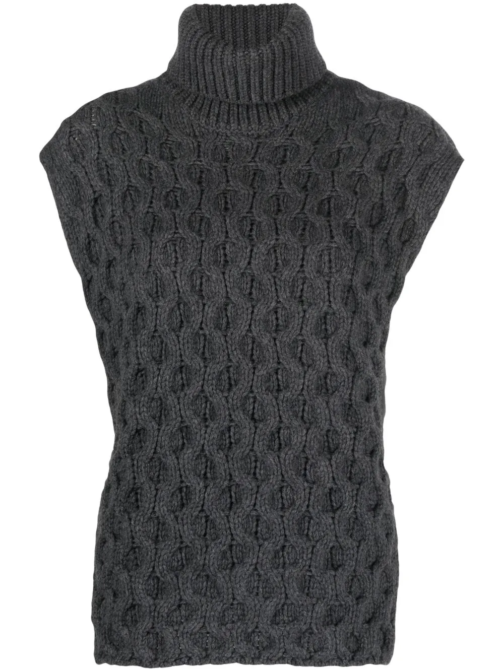 

Odeeh chunky knitted jumper vest - Grey