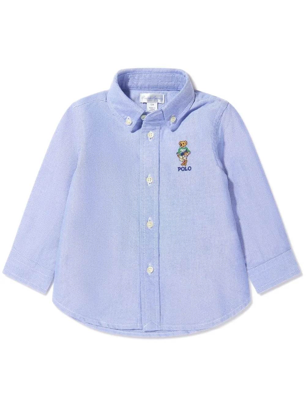 

Ralph Lauren Kids playera con motivo Teddy Bear - Azul