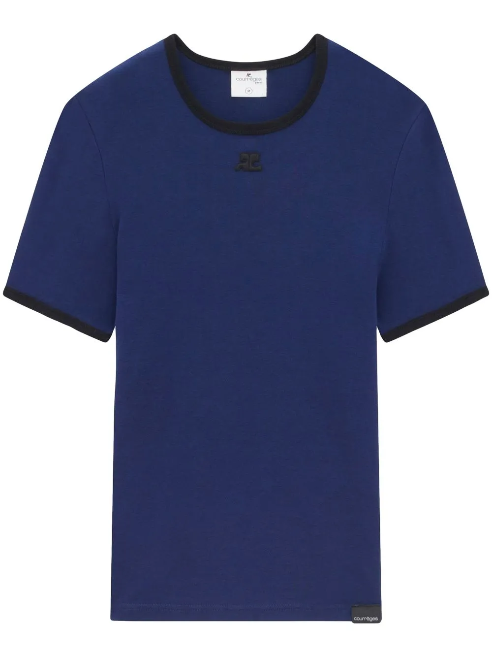 

Courrèges short-sleeve cotton T-shirt - Blue