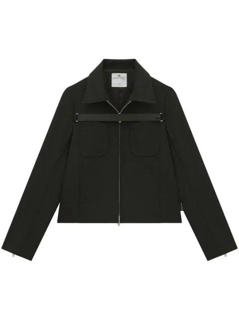 Courrèges zip-up cropped jacket