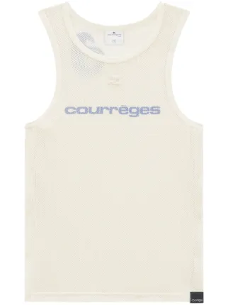 Christian Dior Mesh Logo Tank top