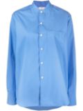 QUIRA long-sleeve cotton shirt - Blue