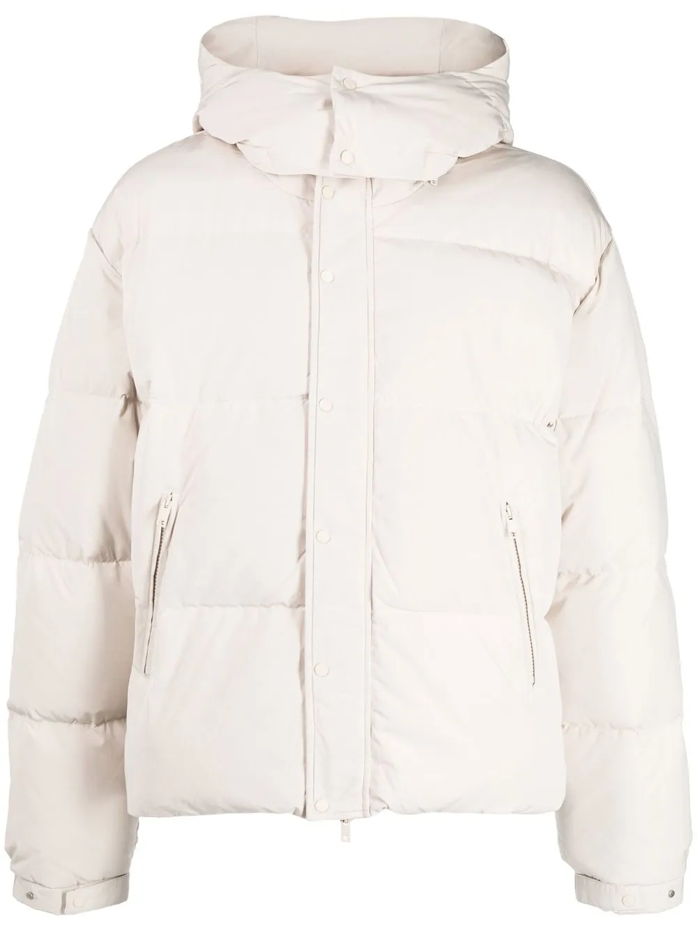 

Represent funnel-neck padded jacket - White