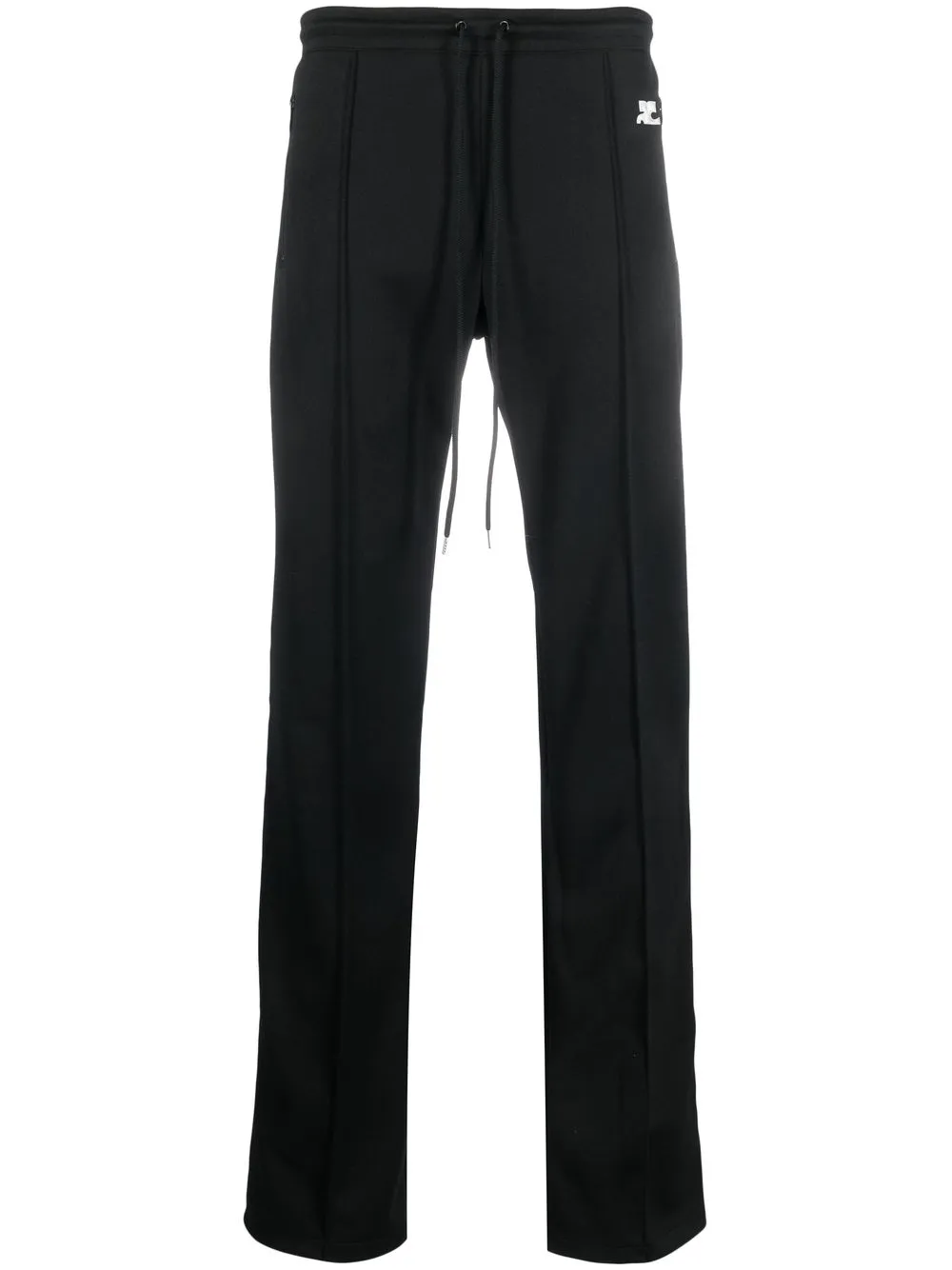 

Courrèges straight-leg pressed-crease joggers - Black