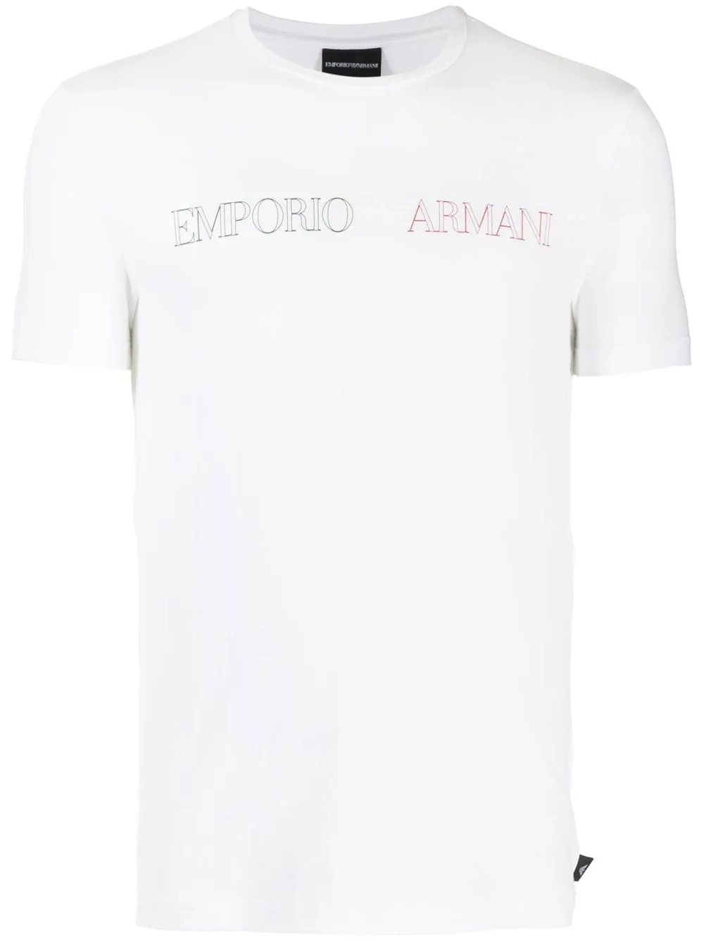 

Emporio Armani Signature Eagle logo-print T-shirt - White