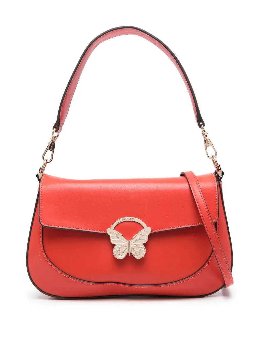 

Blugirl butterfly-detail leather shoulder bag - Red