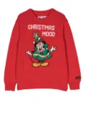 MC2 Saint Barth Kids Mickey Santa intarsia-knit jumper - Red