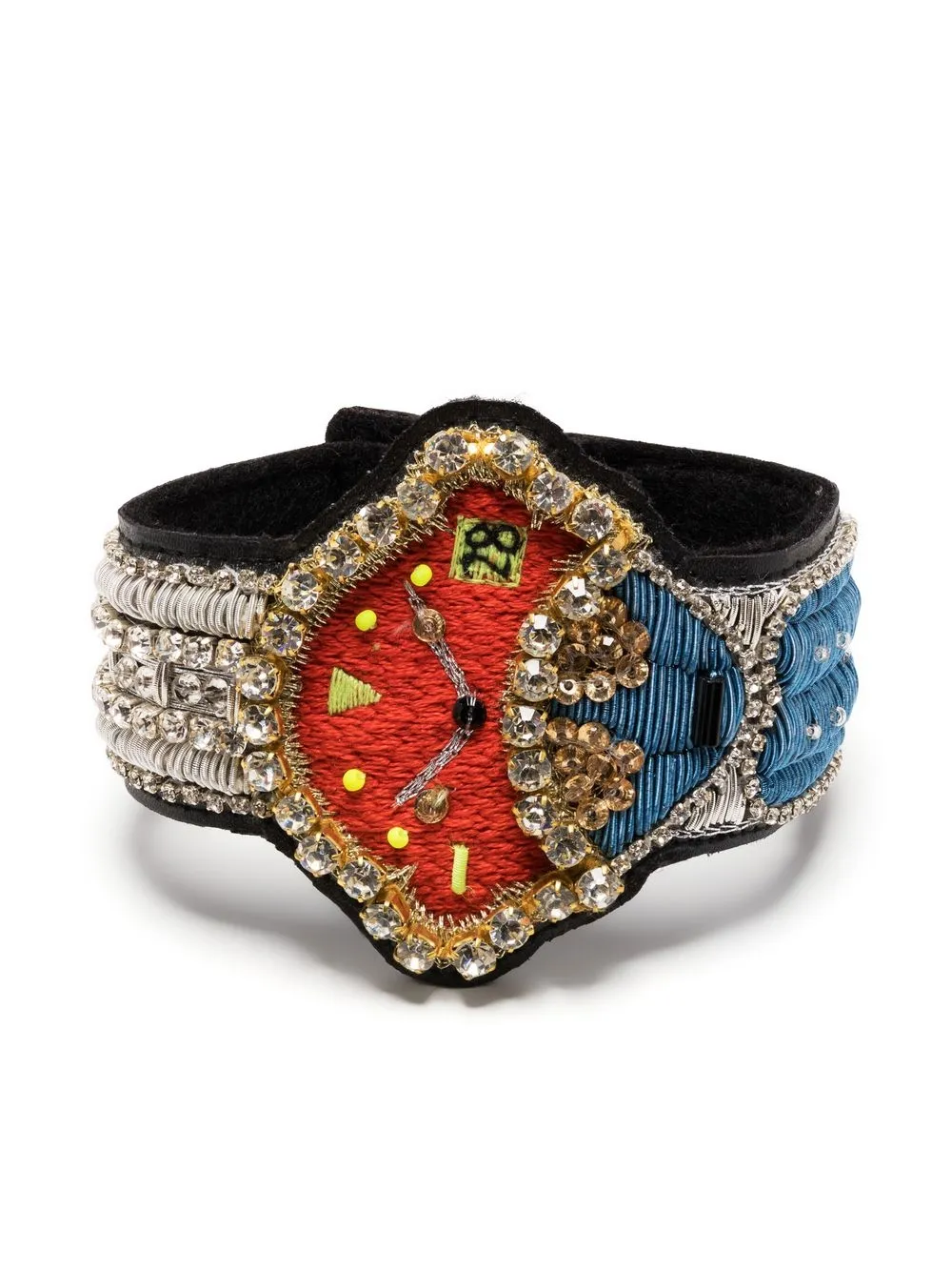 

Walter Van Beirendonck Alien bead embellished bracelet - Silver