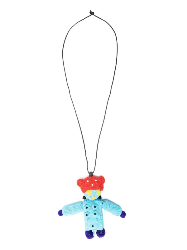 Walter Van Beirendonck Muscle Alien Jewel ネックレス | ブルー