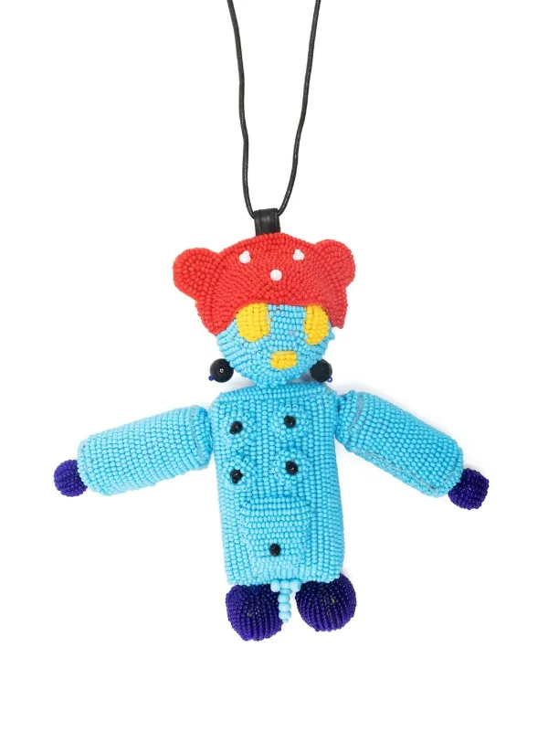 Walter Van Beirendonck Muscle Alien Jewel ネックレス | ブルー