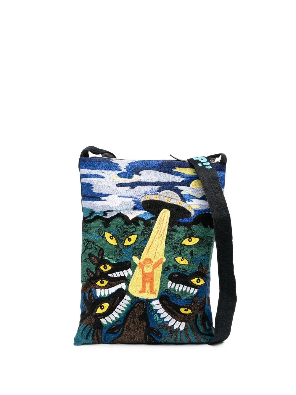 

Walter Van Beirendonck sequinned crossbody bag - Black