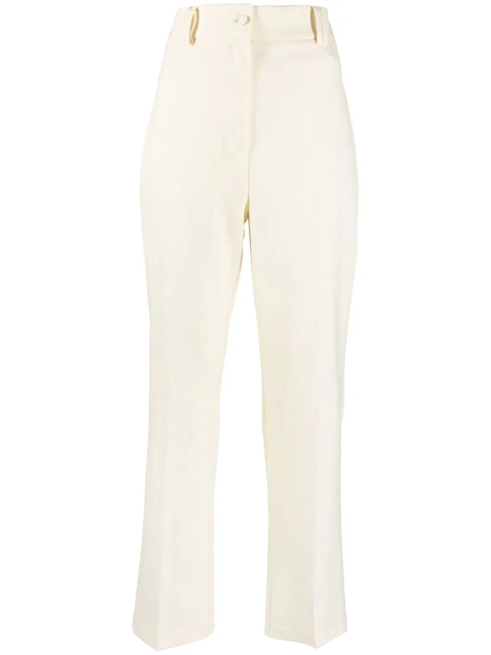 

Hebe Studio cropped-leg tailored trousers - Neutrals