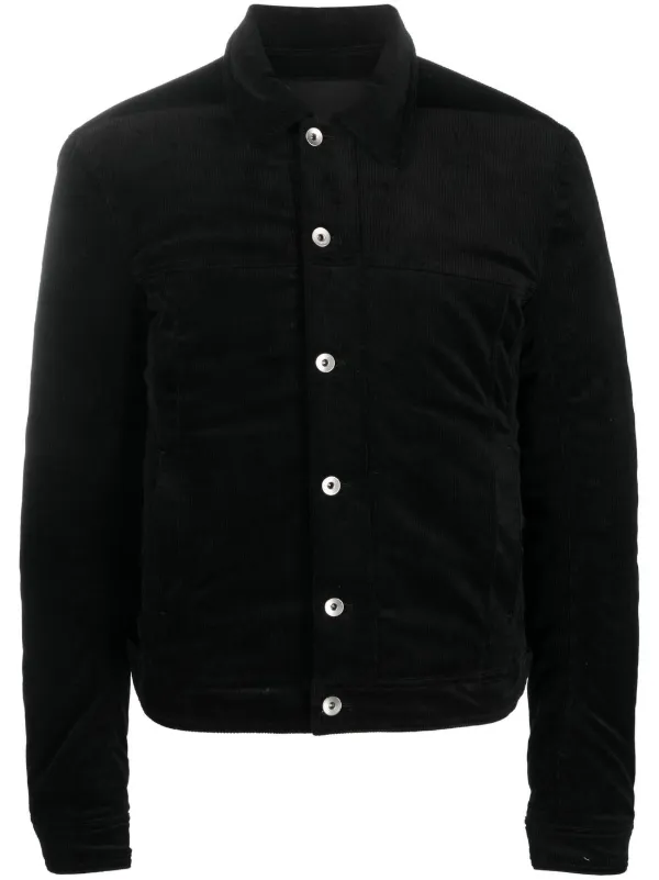 Rick Owens DRKSHDW button-down Corduroy Worker Jacket - Farfetch