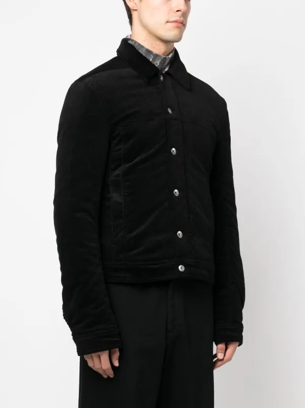 Rick Owens DRKSHDW button-down Corduroy Worker Jacket - Farfetch