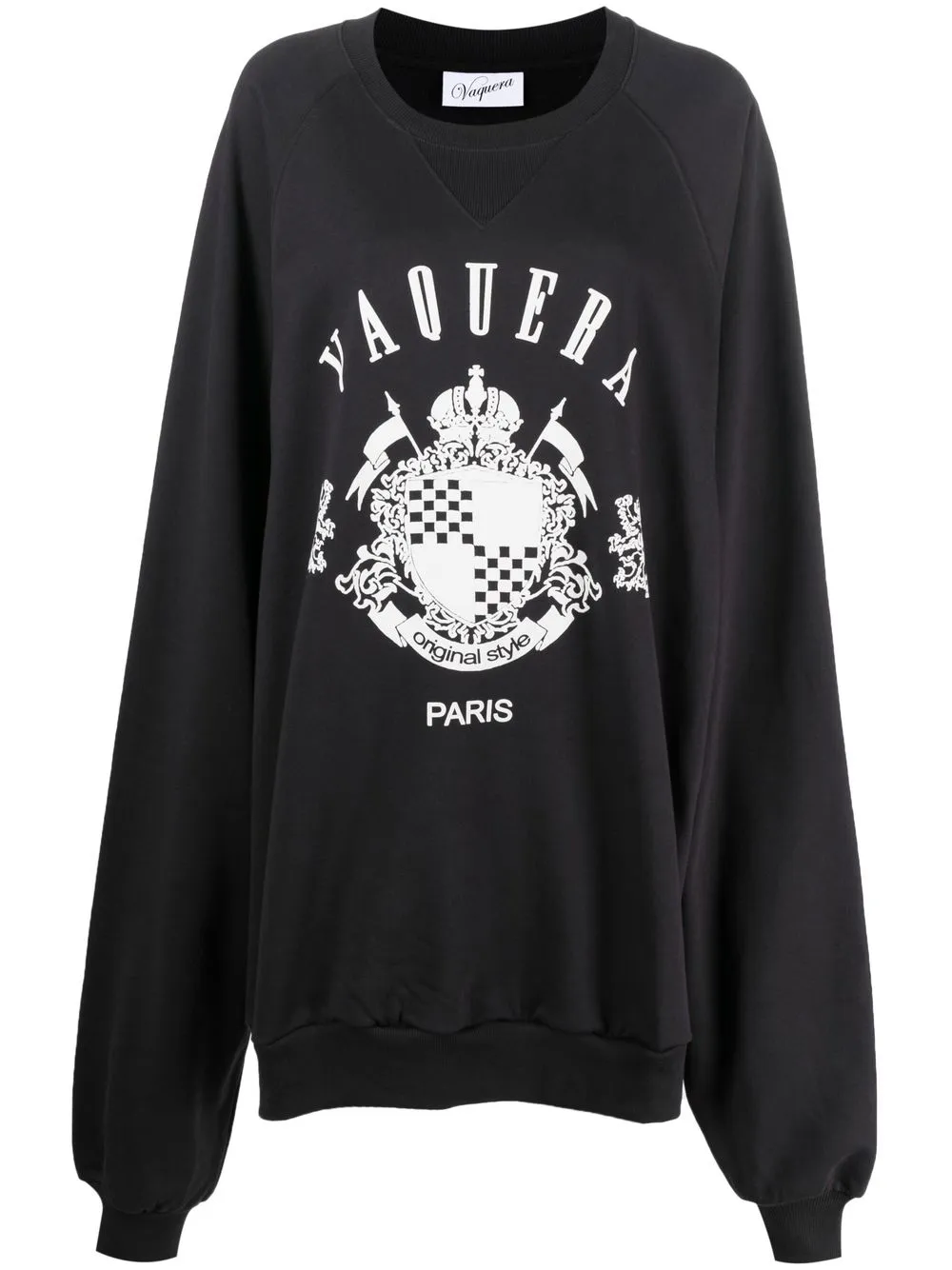 

Vaquera oversized graphic-print sweatshirt - Grey