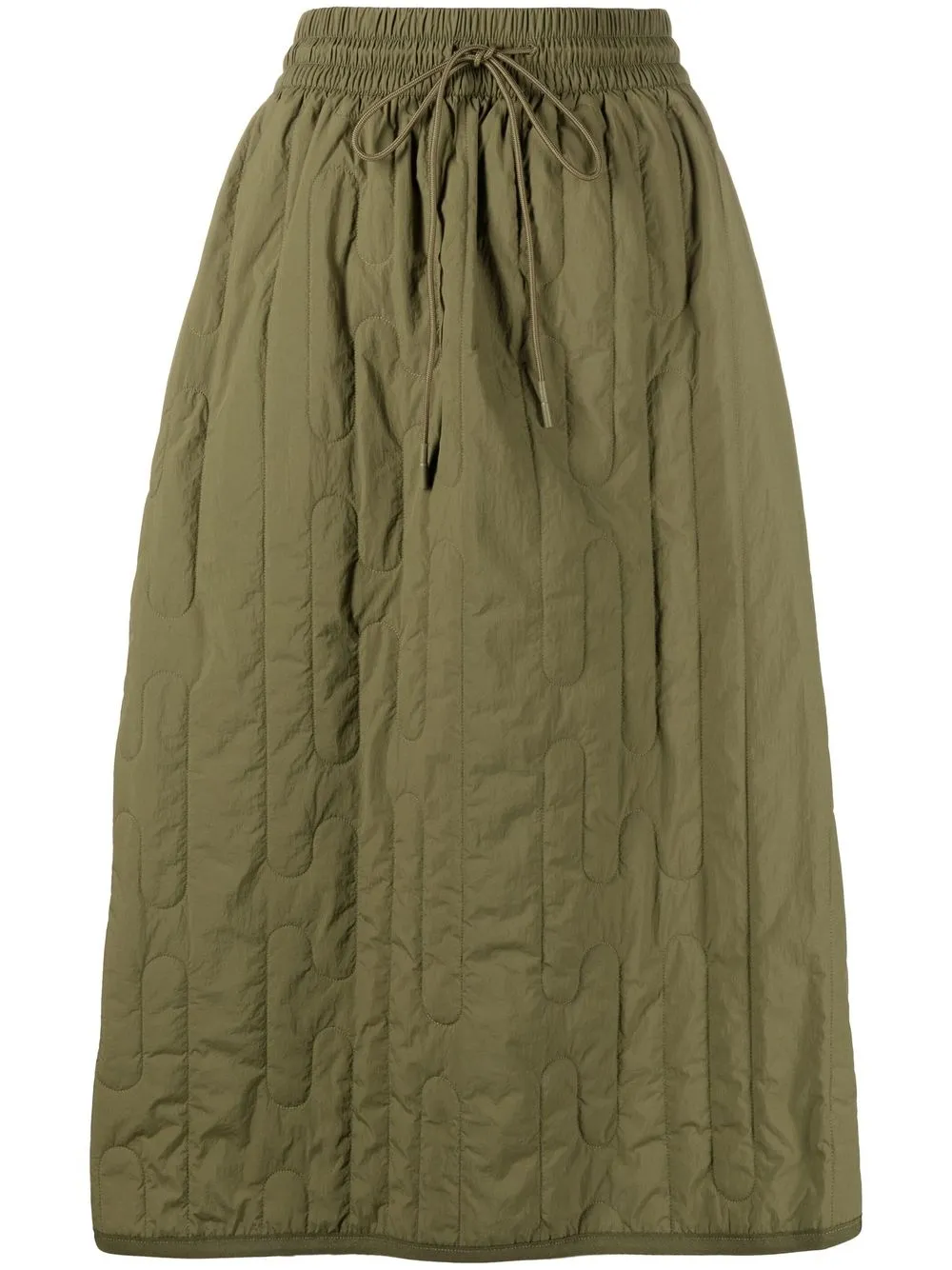 

Y-3 Classic light down quilted skirt - Green