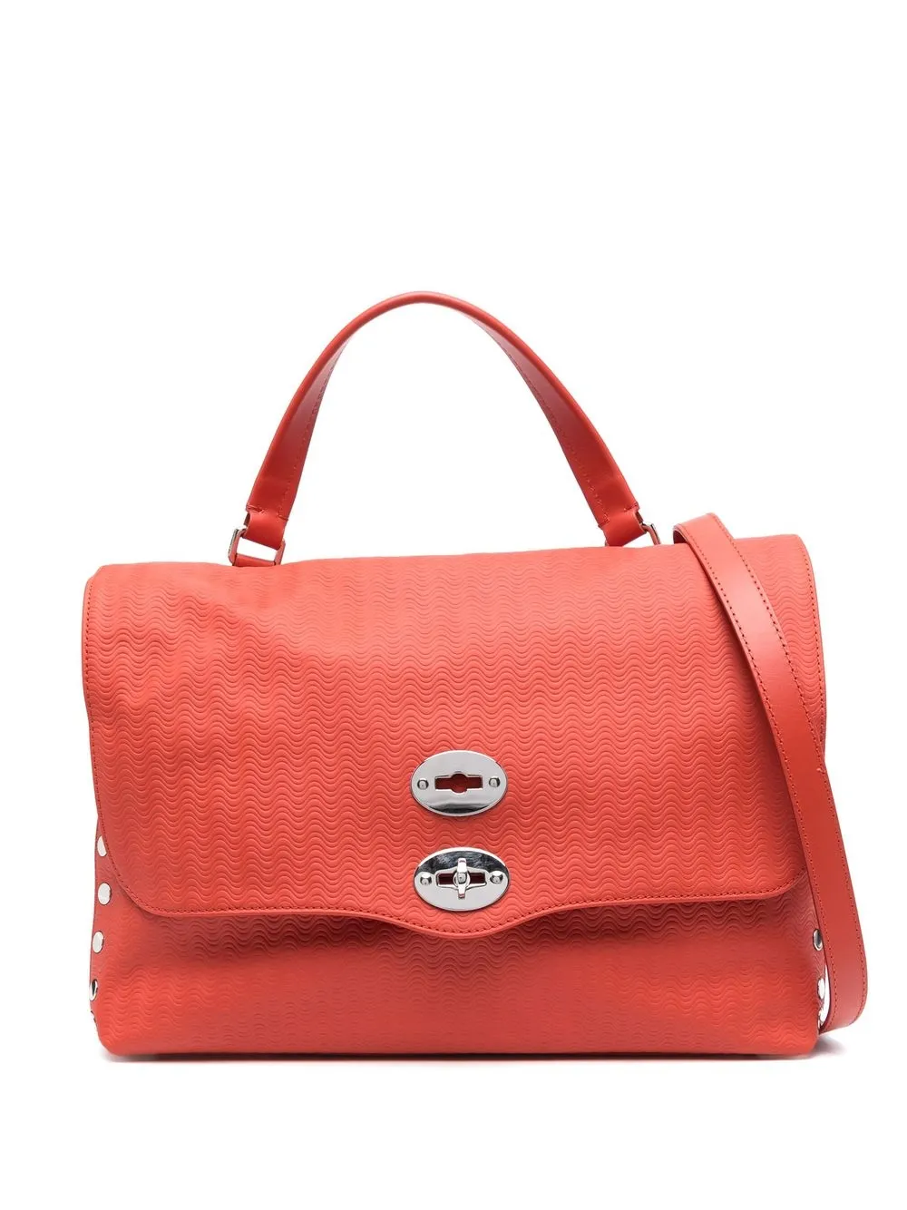 

Zanellato stud-detail leather tote bag - Red