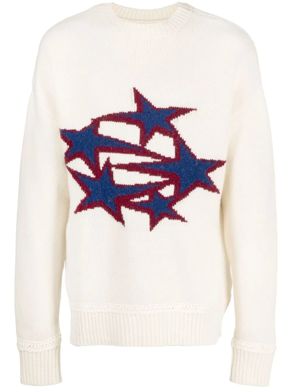 

NAMESAKE intarsia-knit crew-neck jumper - White