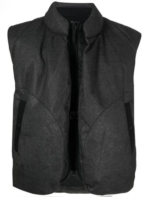 zip-up padded jacket