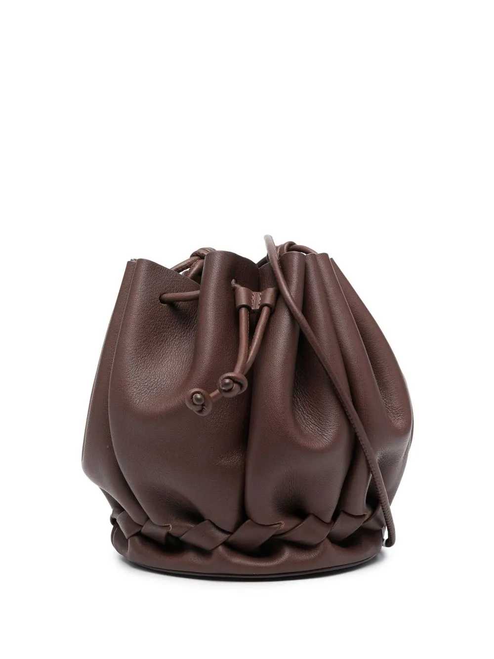 

Hereu gathered-leather drawstring bucket bag - Brown