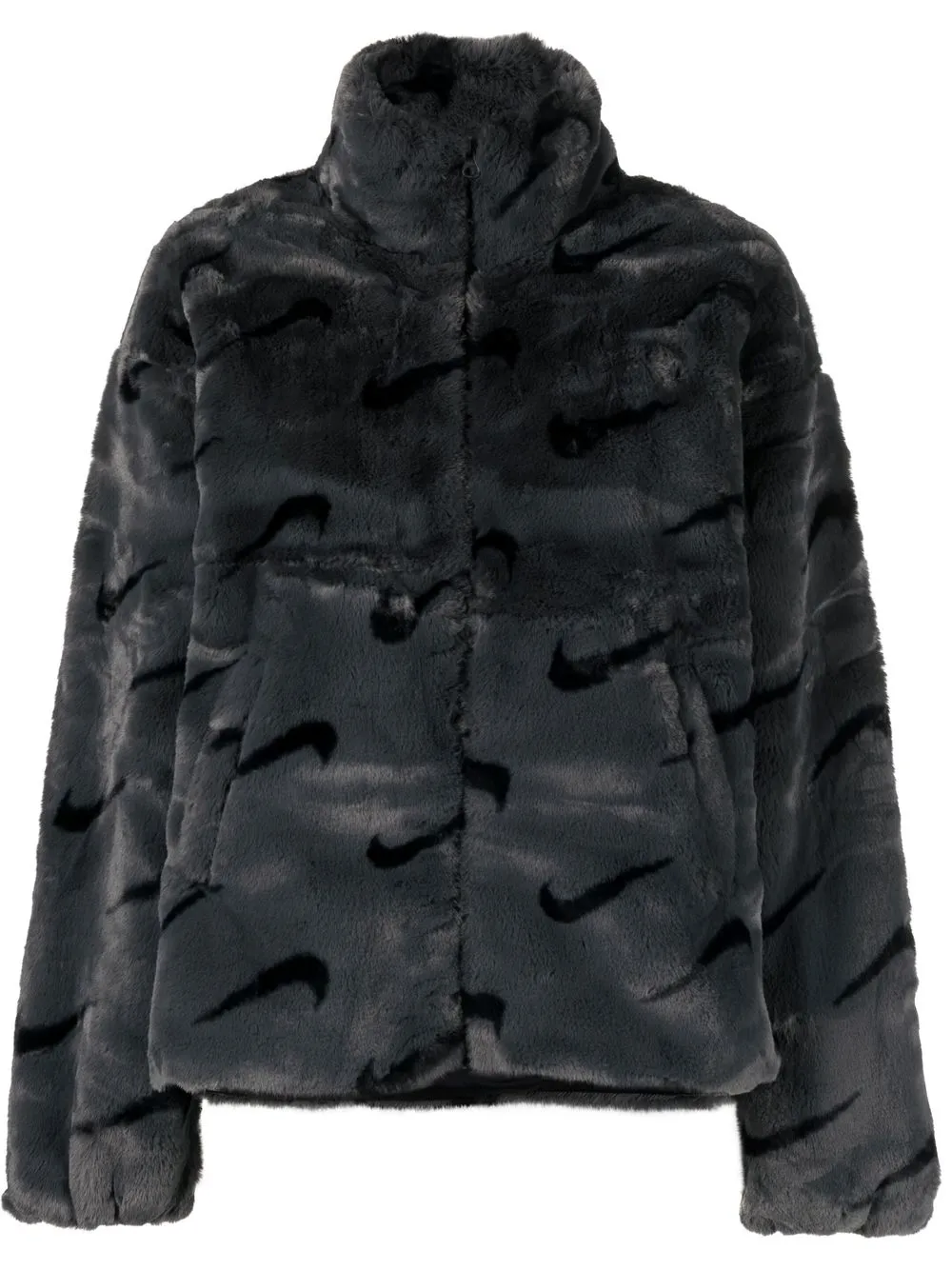 Nike Plush faux-fur Jacket - Farfetch