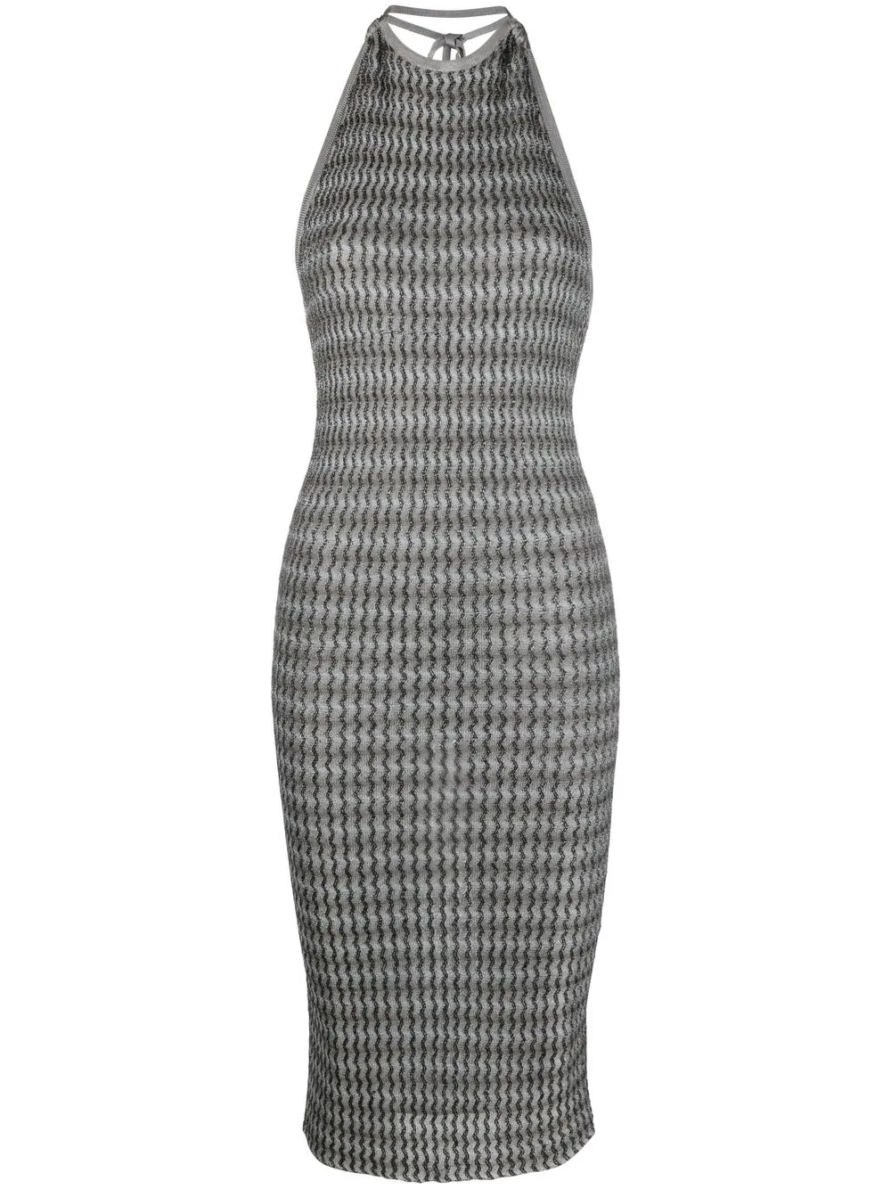 

Eckhaus Latta Cobra knitted dress - Grey