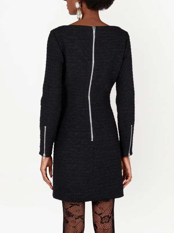 Gucci Tweed Mini Dress - Black