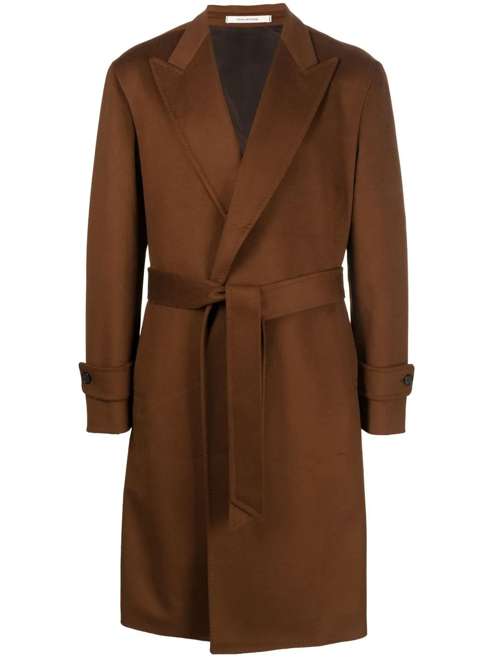 

Tagliatore Carica wool wrap coat - Brown