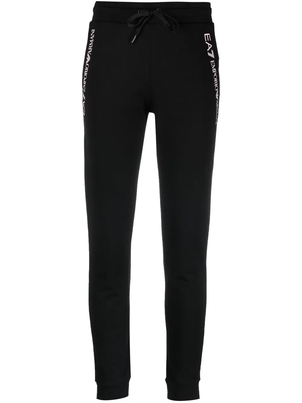 

Ea7 Emporio Armani logo-print track pants - Black