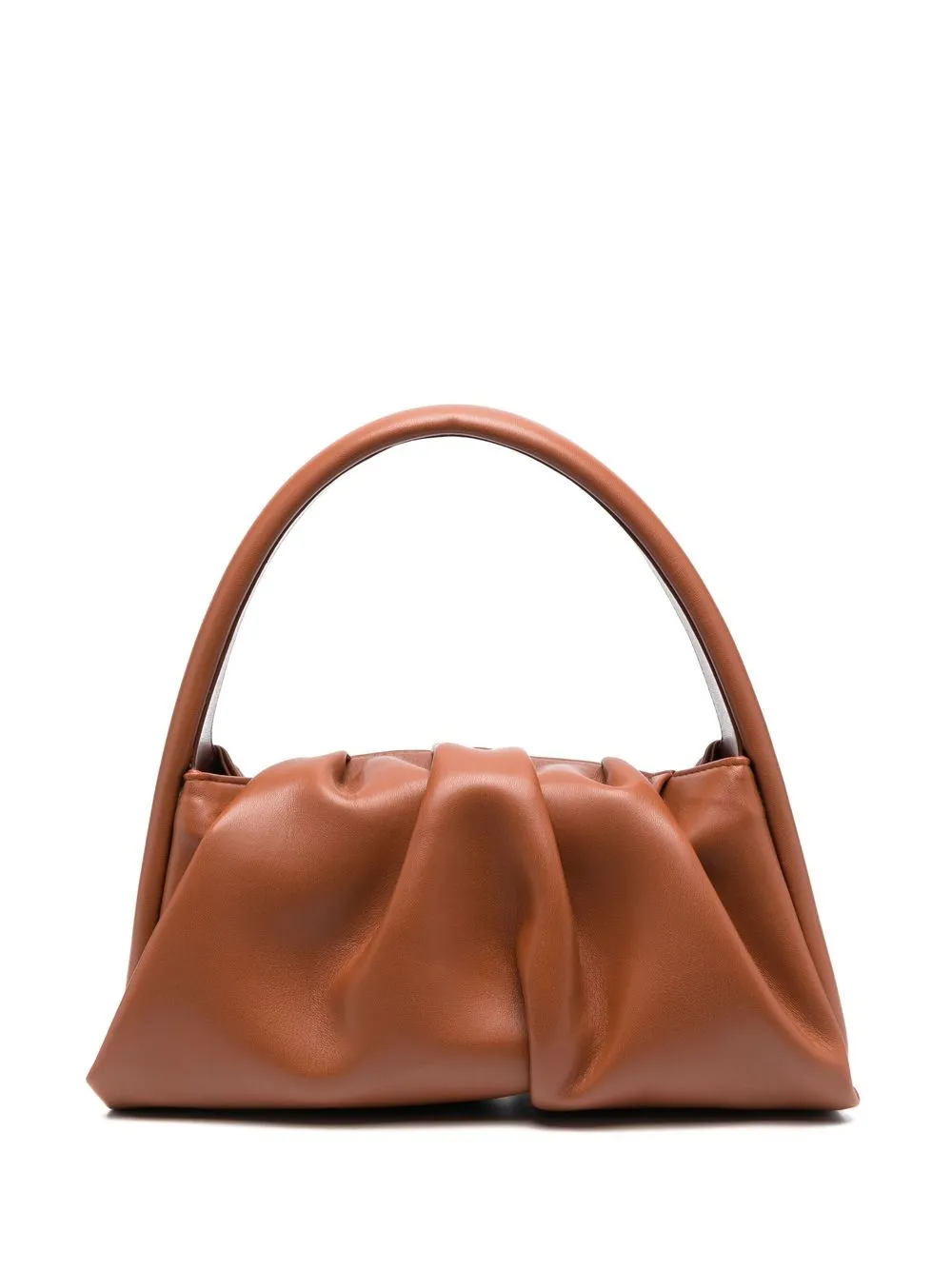 

Themoirè Hera ruched shoulder bag - Brown