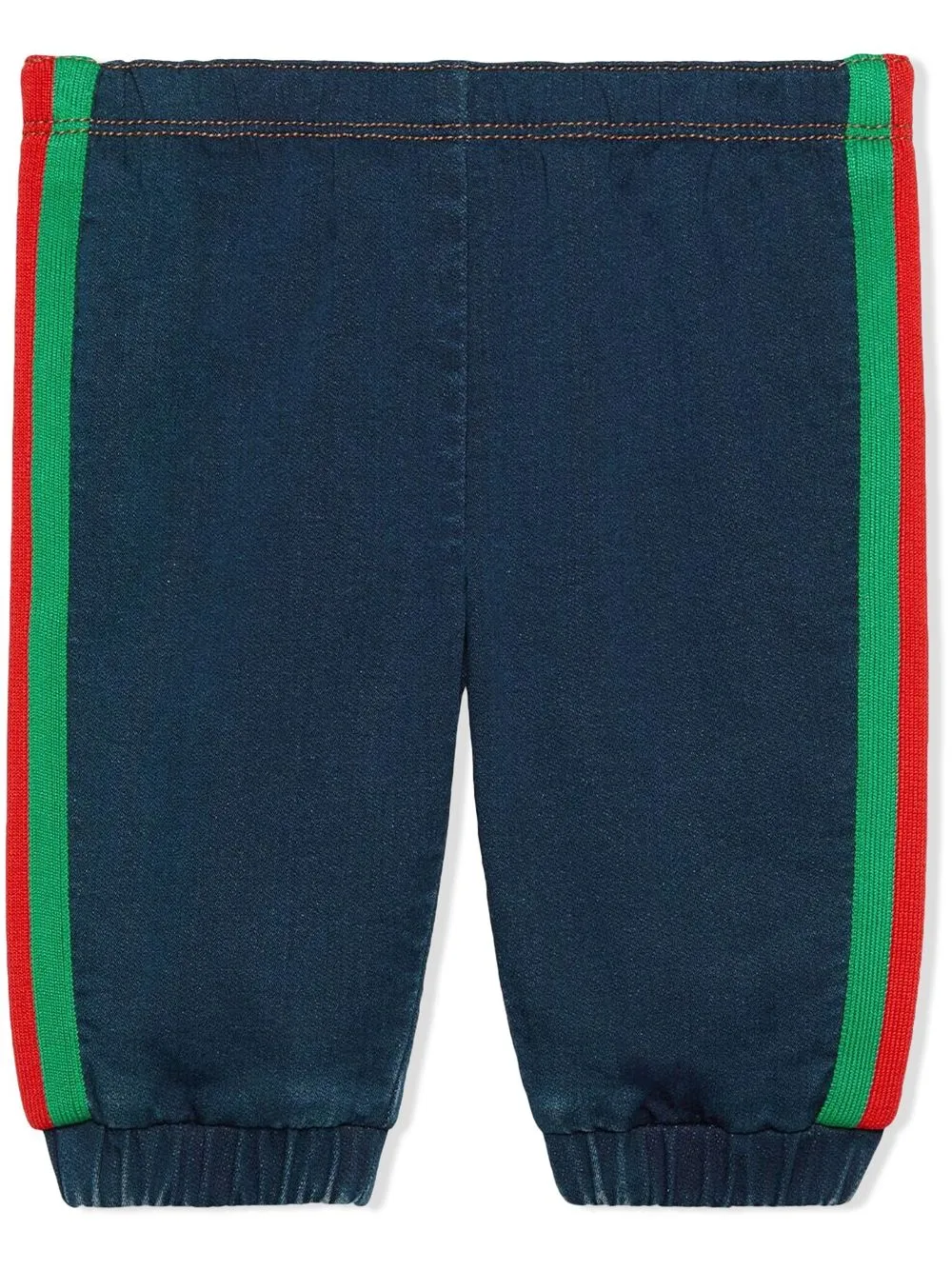 

Gucci Kids tenis con detalle de rayas - Azul