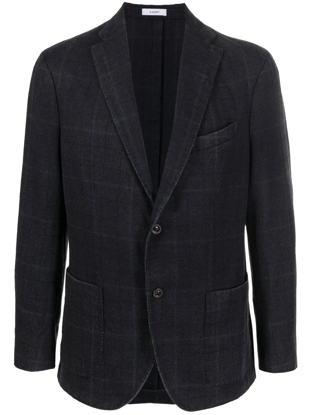 

Boglioli Prince of Wales wool blazer - Blue