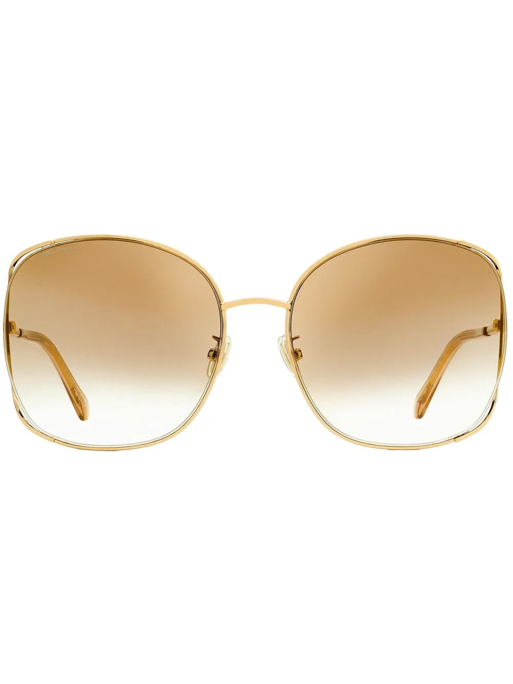 

Jimmy Choo Eyewear Tinka square sunglasses - Gold