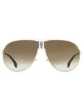 Carrera navigator-style sunglasses - White