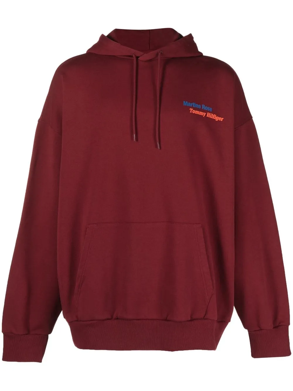 

Tommy Jeans x Martine Rose logo-print hoodie - Red