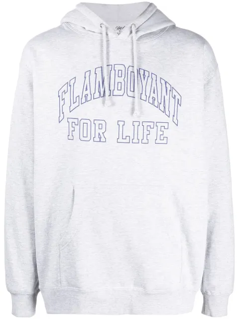 Pleasures graphic-print hoodie