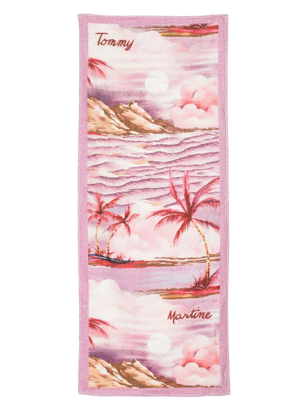 

Tommy Jeans x Martine Rose towelling scarf - Pink
