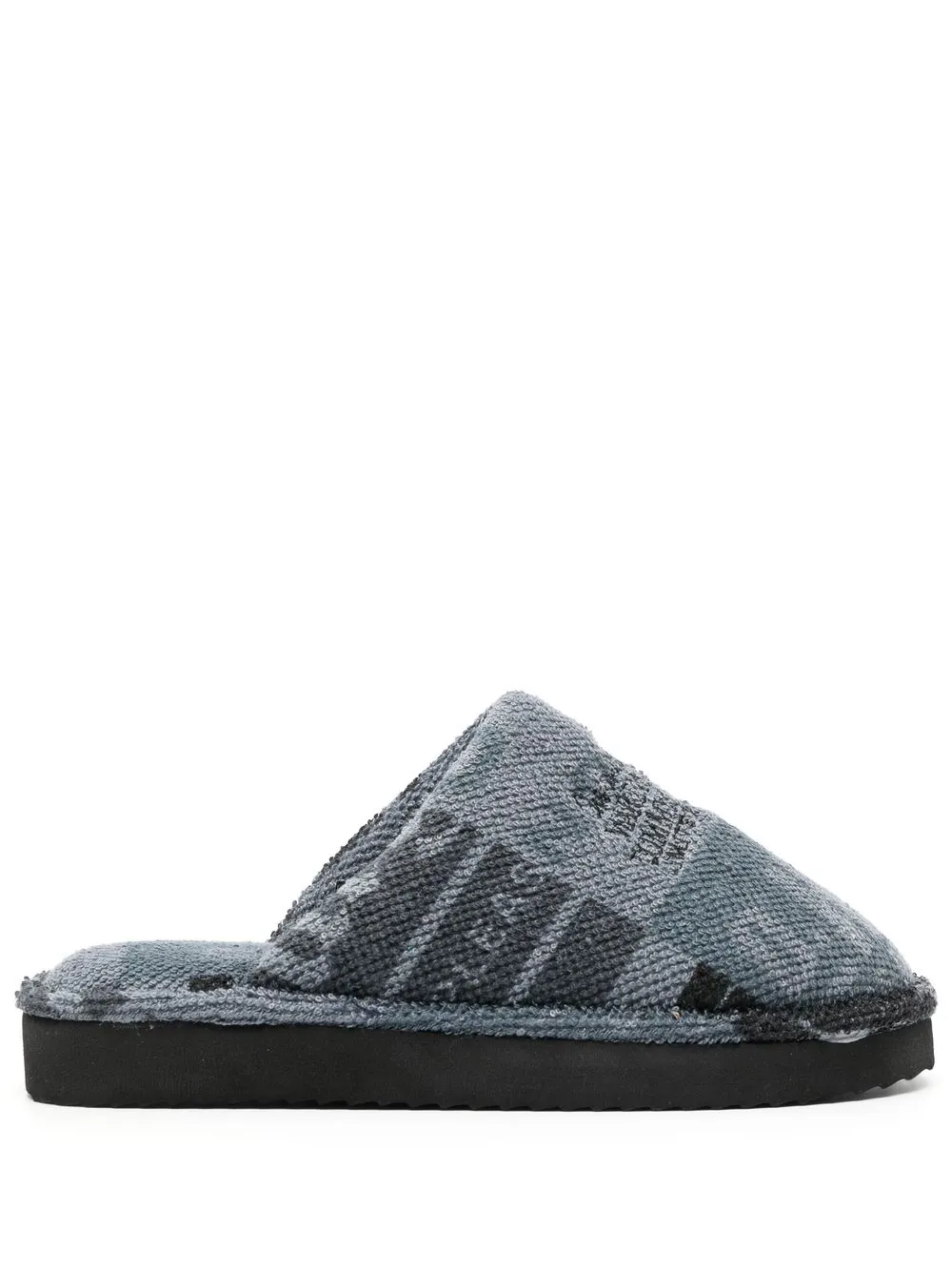 

Tommy Jeans logo-print towelling slippers - Grey