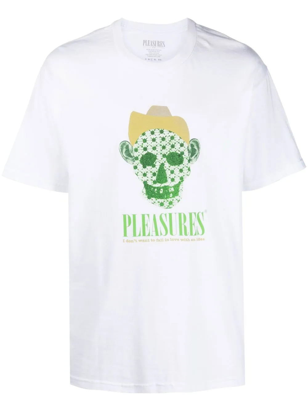 

Pleasures graphic-print short-sleeved T-shirt - White